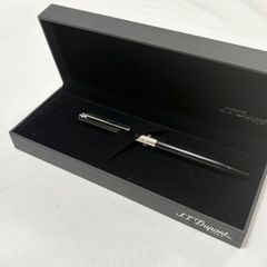 S.T. Dupont エス・テー・デュポン ボールペン ブラック×シルバー箱付