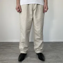 古着 DOCKERS ツータック リネン×コットンパンツ スラックス メンズw33相当/eaa474126