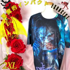 【希少デザイン】THE EXORCIST ホラーTシャツ ゴシックアート風2XL