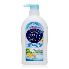 【 新品 未開封 】 コーセーコスメポート ｢ソフティモ｣ホワイト ボディソープ コラーゲン 600ml 未使用 送料無料のサムネイル