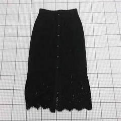 ◇ ⊂ 31 Sons de mode レース ロング丈 タイト スカート サイズ36 ブラック系 レディース E  【1508270014943】のサムネイル