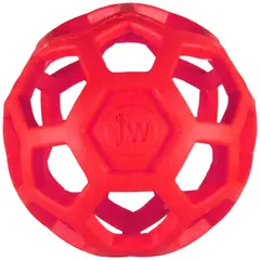 【迅速発送】JW Pet Company 犬用おもちゃ 小型犬 ホーリーローラーボール レッド ミニ