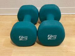 FIELDOOR ダンベル 6kg x 2個