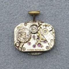 TITUS 60年代ビンテージ ペンダントウォッチ 21Jewels 自動巻