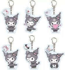 【新品】キーホルダー 【BOX】Astilbe×クロミ パーツ付きアクリルキーホルダー 01.コラボイラスト