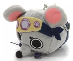 【中古】ぬいぐるみマスコット・ぬいぐるみバッジ ムキムキねずみ もちころりん ぬいぐるみマスコット 「鬼滅の刃×嵐電×映画村 京ノ御仕事参」