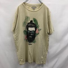 M　Jack&Jones T-Shirt Hawaii Gelb　　プリント　Tシャツ　輸入　古着