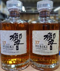ｻﾝﾄﾘｰ ｳｲｽｷｰ　響 17年43ﾟ 700ml　2本ｾｯﾄ（終売商品・希少品）