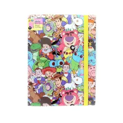 ディズニー トイストーリー 30th ゴムバンド付クリアファイル5P+F 集合 文具 Disney