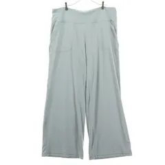 美品 Ω ルルレモン ストレッチパンツ 20 グレー レディース 古着