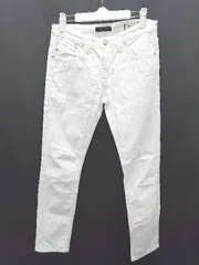 ◇ Θ UNITED ARROWS × YANUK ストレッチ デニム調 スキニーパンツ サイズ38 ホワイト レディース P  【1408200018433】