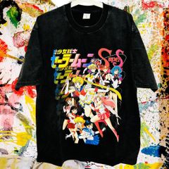 セーラームーン アバンギャルド 前衛的 リプリント Tシャツ 半袖 平成レトロ セーラームーン アバンギャルド 前衛的 リプリント Tシャツ 半袖 平成レトロ Sailor Moon Tシャツ 美少女戦士セーラームーン 月野うさぎ セーラー戦士 キャラクタ