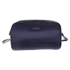 FURLA (フルラ) LILLI ダブルジップアップ ショルダーバッグ ブルーのサムネイル