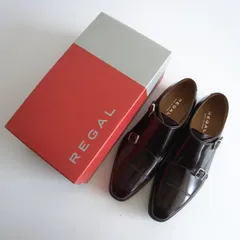 人気✨REGAL【25.5】ダブルモンク ストレートチップ レザー 07LR 人気✨REGAL【25.5】ダブルモンク ストレートチップ レザー 07LR
