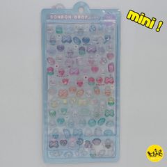 ボンボンドロップシール ステッカー BONBON DROP seal mini 【ミニ/なないろボンボン】 91255