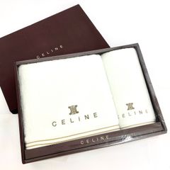 新品同様 CELINE セリーヌ   タオルセット  ホワイト  　241007000945