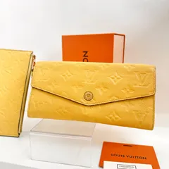 極美品✨️ルイヴィトン モノグラム アンプラント ポルトフォイユ キュリユーズ イエロー