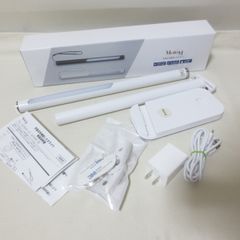 W727　MotoM　充電式多機能LEDライト　GST004W　デスクライト　壁掛け　手持ち　コードレス　懐中電灯　マグネット　ホワイト