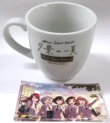 【中古】グッズセット ロゴ/Afterglow(昼公演デザイン) 羽沢珈琲店マグカップ＆ステッカー 「BanG Dream! ガールズバンドパーティ! Afterglow『After School Event 夕景の一頁』」 昼公演グッズ付チケット特典