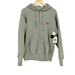 FTC グレー ジップアップフーディ　L FTC グレー ジップアップフーディ L FTC SMALL BOX LOGO ZIP UP