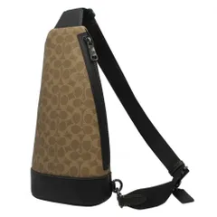 【新品】コーチ バッグ ショルダーバッグ COACH DOMINIC レザー シグネチャー スリングパック ボディバッグ CY801 アウトレット メンズ 送料無料