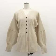 N. NATURAL BEAUTY BASIC / エヌ ◆ウエストコンシャスロングフォルムカーディガン/ベージュ/サイズM 166-3175051 【レディース/ガールズ/LADY/女性/婦人】 レディースファッション【中古】 