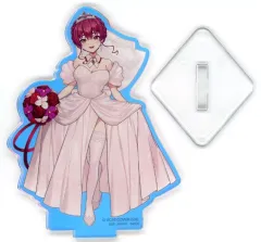 【中古】アクリルスタンド・アクリルパネル 宝鐘マリン(ドレス上げ) オーロラアクリルスタンド 「一番くじ ホロライブ ～Wedding Dress Style～」 アクリルスタンド賞