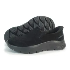 【新品】SKECHERS スケッチャーズ スニーカー レディース スリップインズ スリッポン ゴーウォーク フレックス 125508 BBK ブラック スエード