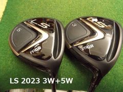 2725 LS 2023 3W+5W 純正カーボン SR 非純正カバー セット PRGR プロギア エルエス フェアウェイウッド .2726