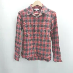 ◇ ⊇ SHIPS シップス チェック柄 JETBLUE 長袖 シャツ サイズXS レッド系 レディース E  【1502030009453】