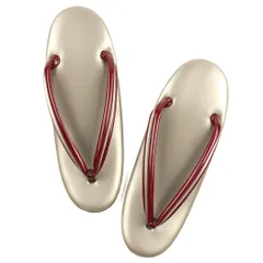 草履 Ｌサイズ ウレタン草履 国産 日本製 女性用草履 ベージュ 茶 赤 ツートンカラー やさしい履きごこち 痛くない 疲れにくい No.10-5686