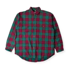 BLUEPRINT ブループリント チェック BD ボタンダウン 長袖シャツ L/マルチ メンズ ビンテージ