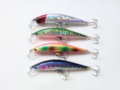 Gコントロール風 セカンドリップ ヘビーシンキングミノー 30g TypeA 4色セット シーバス 青物 遠投 高飛距離 ヒラメ カンパチ ワラサ かっ飛び ぶっ飛び ソルト ツインリップ ウォブリング スロー ブリ 堤防 ロックショア 磯 マゴチ コチ