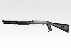 マルイM870 エアコキショットガン シルバー フルメタル デチューン 3発