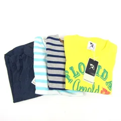 ユニクロ/ギャップ他 半袖Tシャツ・デニムシャツ等 4点セット 未使用 110cm ブランド まとめて キッズ 女の子用 wear