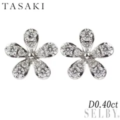☆美品☆タサキ　K14 ピアス　ダイヤモンド　0.06ctずつ ☆美品☆タサキK14 ピアスダイヤモンド0.06ctずつ