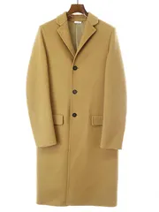 JIL SANDER ジルサンダー 18AW カシミヤ混 ウールチェスターコート ブラウン 44のサムネイル
