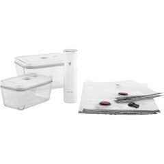 【新品 未使用 未開梱】ツヴィリング　真空パック機 スターター7点セット(ガラスコンテナM/Lサイズ) ［電子レンジ対応(容器)/食洗器対応(ガラスパック機))　36809-007