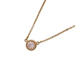ティファニー TIFFANY＆CO バイザヤード ネックレス 0.26ct K18YG ジュエリー