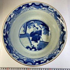 呉須染付芙蓉手鳳凰図大鉢 明時代 - メルカリ