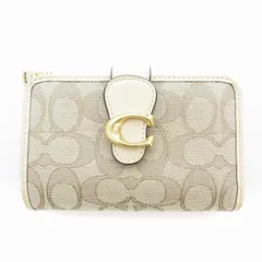 極美品✨COACH 二つ折り財布　タビー　C金具　ペブルドレザー　バイカラー 公式】COACH – コーチ | タビー ウォレット