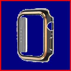 【即日発送】耐衝撃 全面保護 装着簡単 全面保護 ケース ケース ケース ケース アップルウォッチ アップルウォッチ 用カバー watch watch apple apple 二重構造 日本旭硝子材 42mm対応 3/2/1 3/2/1 ブラック＆ローズゴール