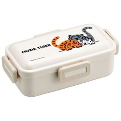 スケーター　MUZIK TIGER (ムジークタイガー)　抗菌 食洗機対応 ふわっと弁当箱 530ml