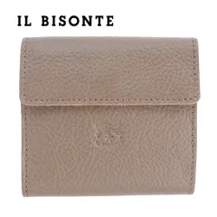 イルビゾンテ 財布 三つ折り IL BISONTE レザー 本革 トルトラ グレージュ SMW022 PV0005 GY103B ミニ財布 コンパクト スマート