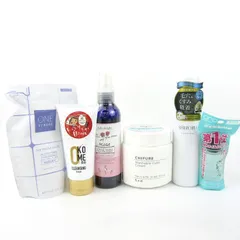 ワンバイコーセー シロル ちふれ他 クレンジング 洗顔料 化粧水等 6点セット 未使用 外装キズ有 コスメ まとめて 大量 同梱不可