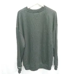 ◇ ⊇ KANGOL カンゴール 綿混合 長袖 トレーナー サイズF ブラック系 メンズ E  【1410100047369】