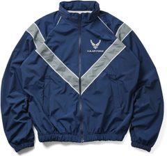 U.S.AIR FORCE 米軍 IPTU トレーニングジャケット  ナイロンジャケット 防風 隠しフード付き メンズ レディース 男女兼用
