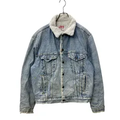 Levi's デニムボアジャケット XLサイズ位 表記サイズ44R リーバイス 80年代 USA製 アメリカ製 ブルー 古着卸 アメリカ仕入 a704-5031