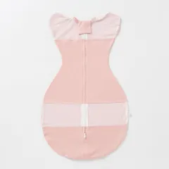 ☆ ピンク ☆ S ☆ おくるみ スワドル メッシュ おくるみ ガーゼ ベビー ベビースワドル スワドル コットン 伸縮 ストレッチ 通気性 メッシュ 涼しい ファスナー 赤ちゃん さらさら ダブルファスナー ソフト モロー反射 ベビー用品 出産祝い