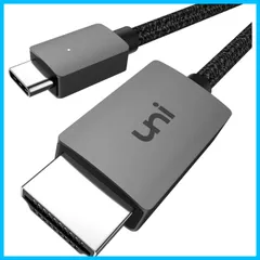 【特価商品】to 】タイプC UHD映像出力 HDMI変換アダプタ uniAccessories【4K SAMSUNG/MacBook 1.8M 変換ケーブル Pro HDMI Air/iPad C Type Proなど対応 USB